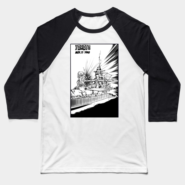 Yamato 1945 edition Baseball T-Shirt by paintchips